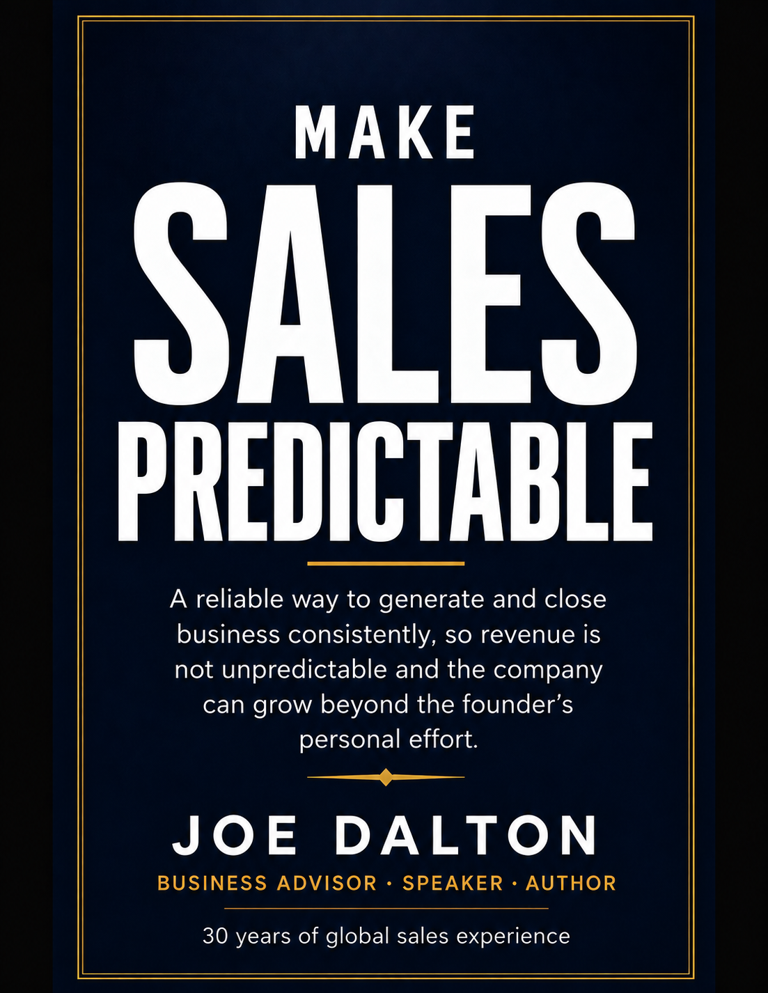 Joe Dalton, creator of the Sales Craft Commercial Standard
